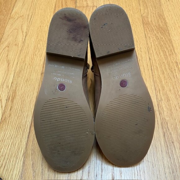 Blondo Lidia waterproof Chelsea bootie in Cognac Nubuck size 6M - Picture 10 of 12